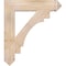 Ekena Millwork Merced Arts & Crafts Smooth Bracket, Douglas Fir, 5 1/2"W x 30"D x 34"H BKT06X30X34MRC03SDF - alternate 3